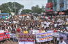 Mangalore: ICYM stages huge protest against proposed Niddodi project